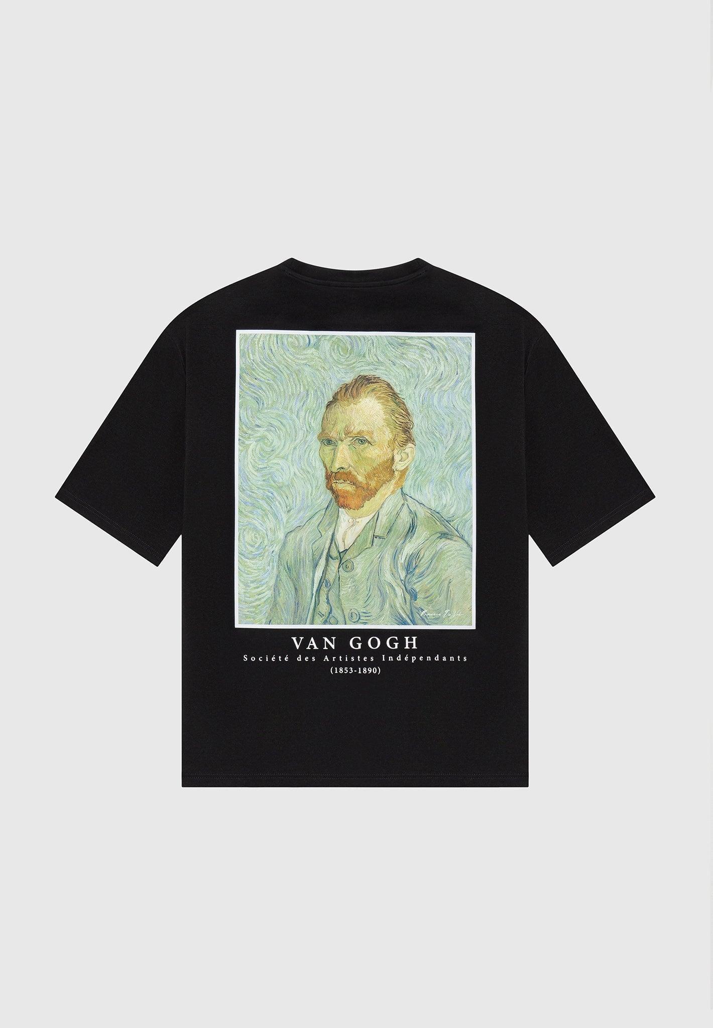 Van Gogh Self Portrait T-Shirt - Black Male Product Image