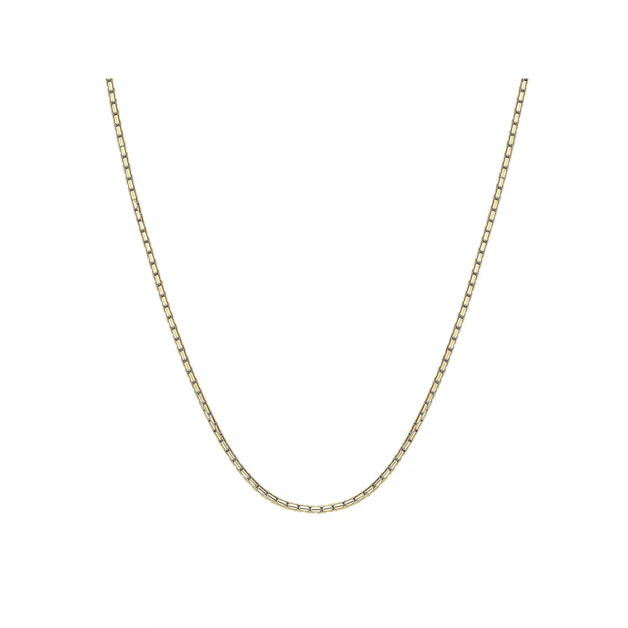 Men's LYNX Stainless Steel Snake Chain Necklace, Size: 30" Product Image