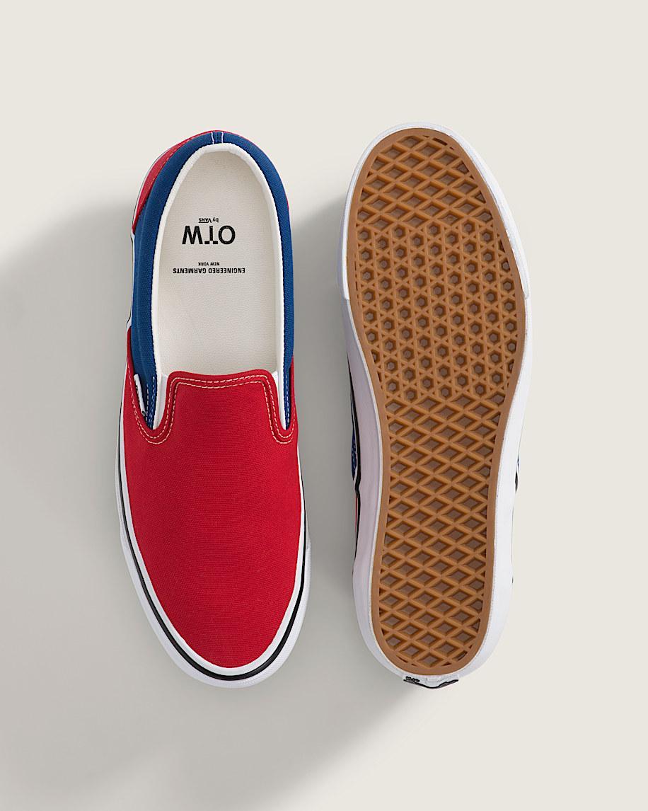 OTW by Vans X Engineered Garments Classic Slip-On 98 in Black / Dress Blues| Vans US Product Image
