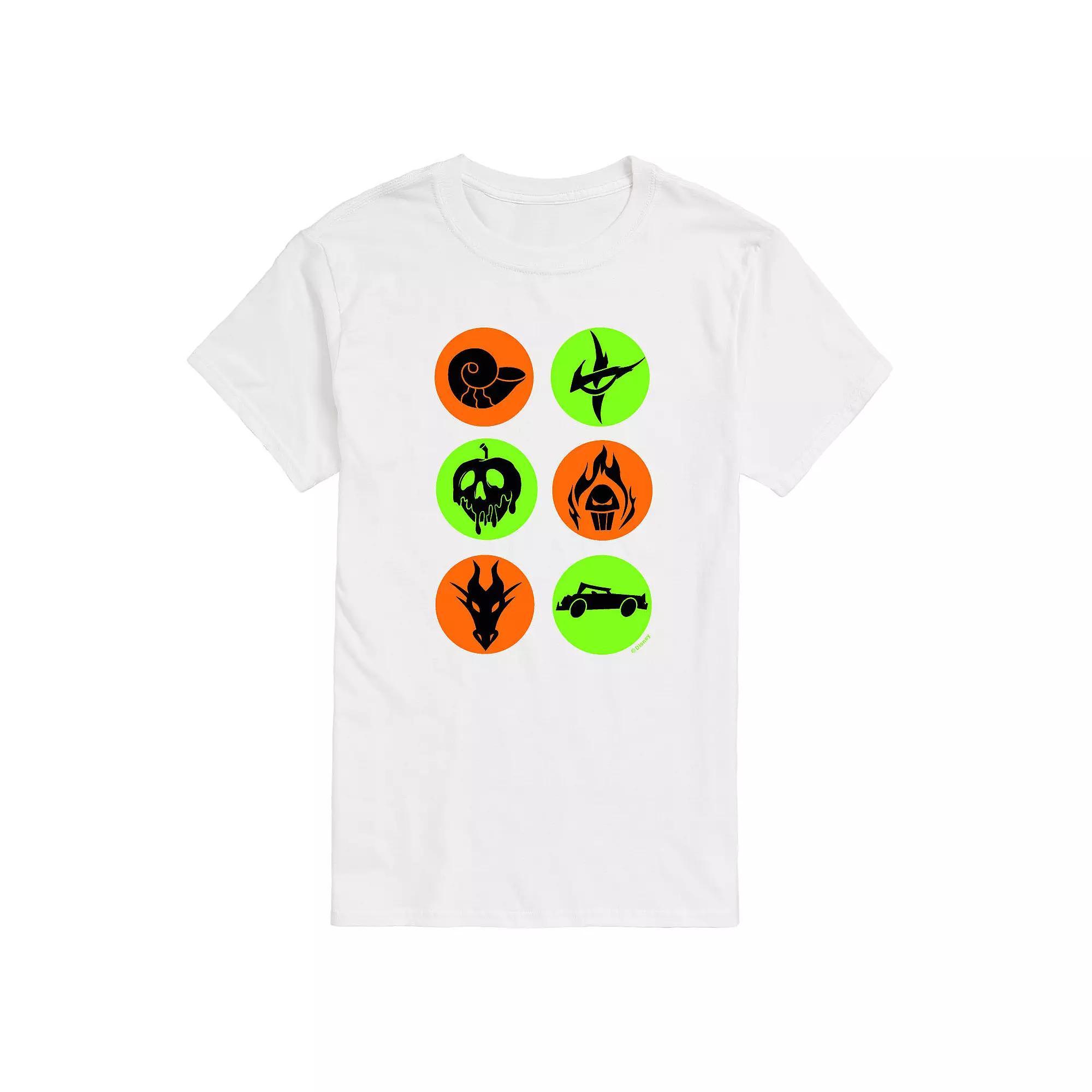 Disney Villains Mens Icons Graphic Tee Product Image