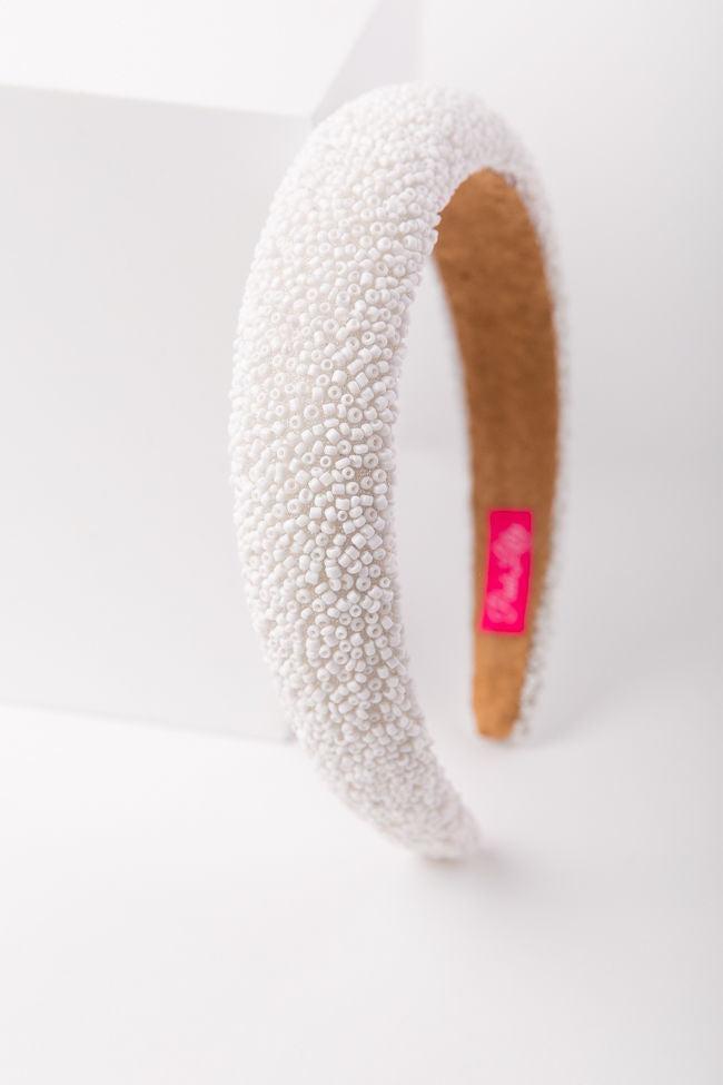 White Pearl Occasion Headband FINAL SALE Product Image