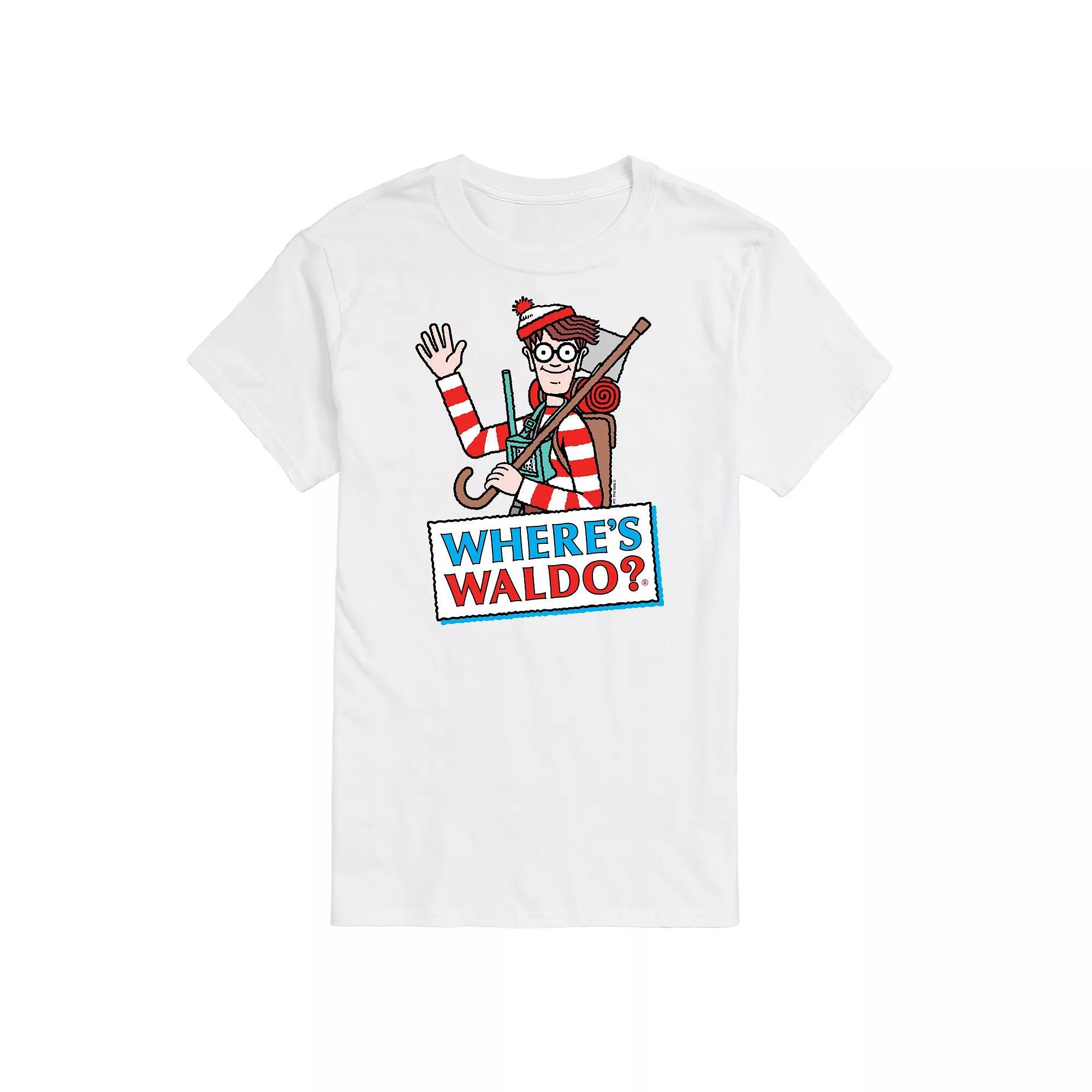 Mens Wheres Waldo Logo Graphic Tee Product Image