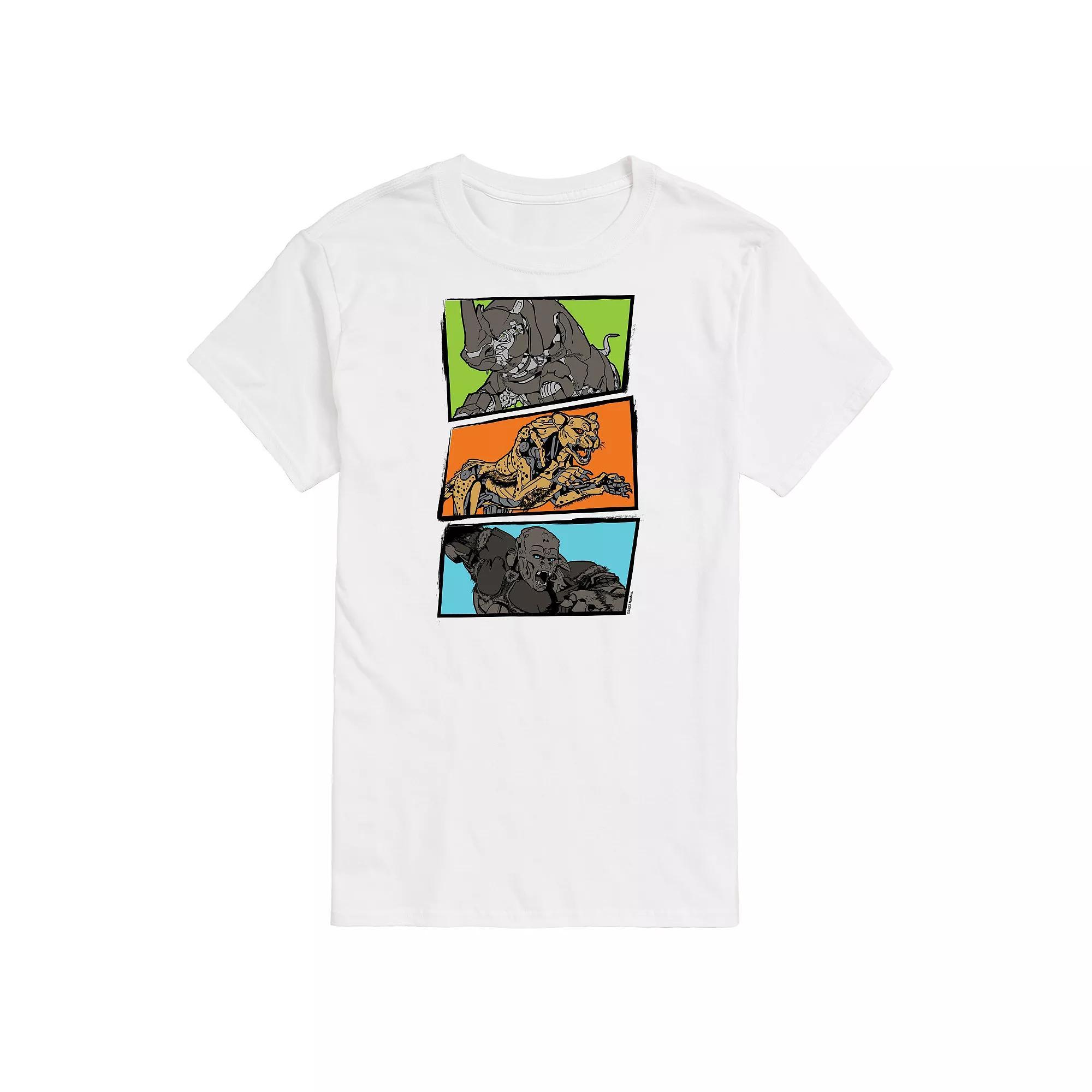 Big & Tall Transformers Maximal Action Panels Graphic Tee, Mens Product Image