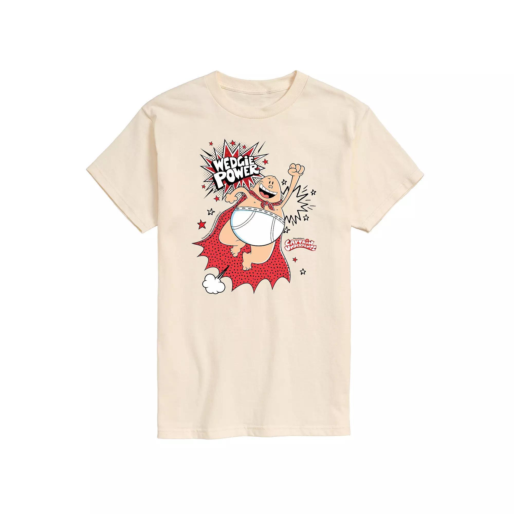 Mens Captain Underpants Wedgie Power Graphic Tee Product Image