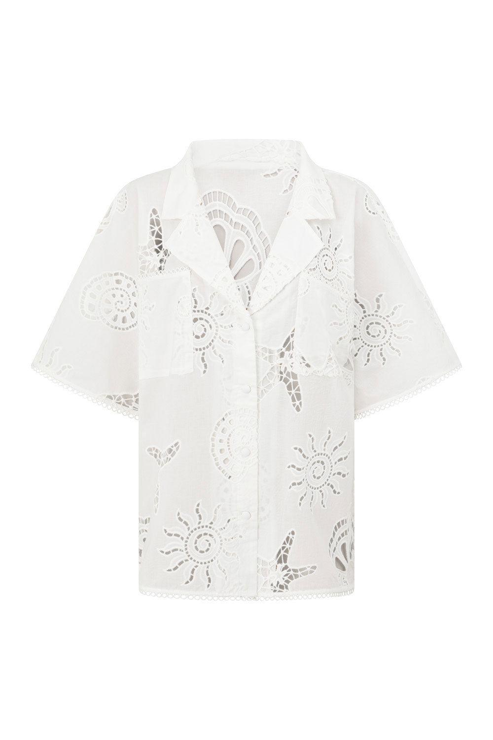 Nissi Shirt - Corallo Bianca Product Image