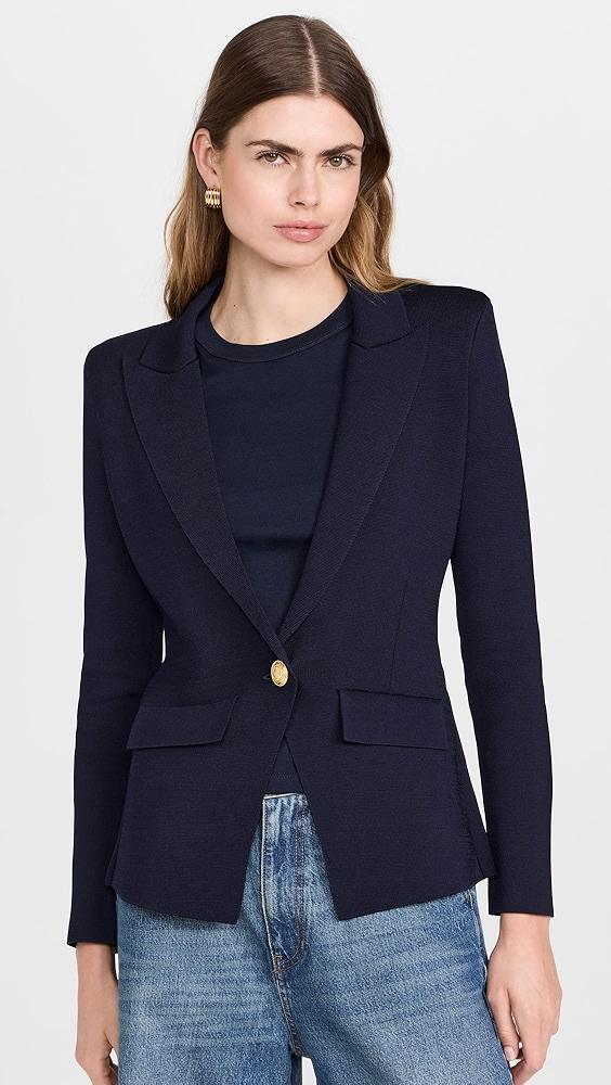 L'AGENCE Chamberlain Knit Blazer | Shopbop Product Image