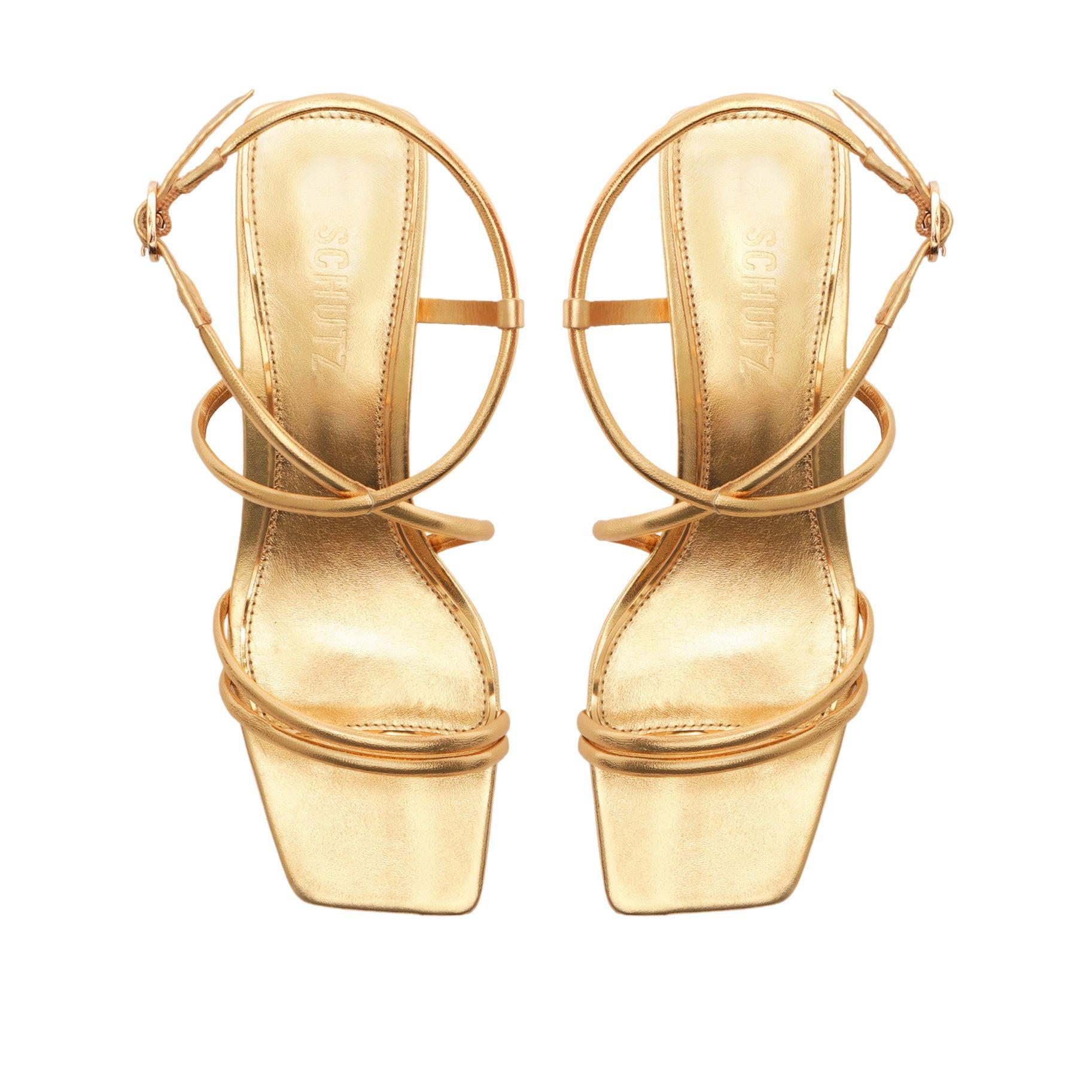 Aimee Block Leather Sandal Product Image