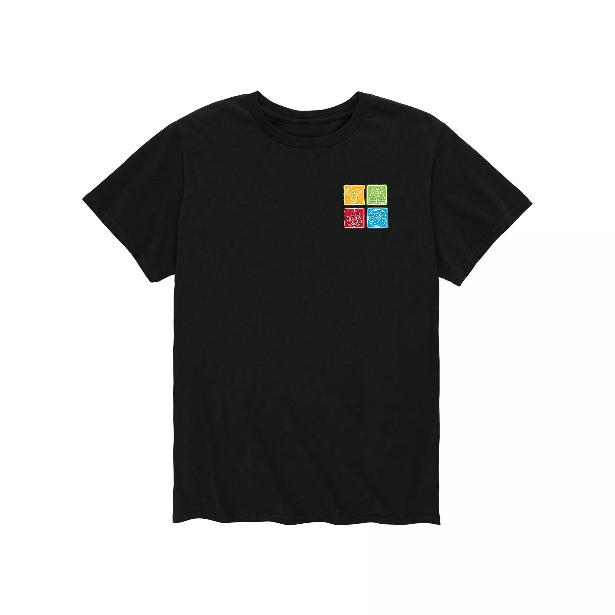 Mens Nickelodeon Avatar Color Elements Tee Product Image