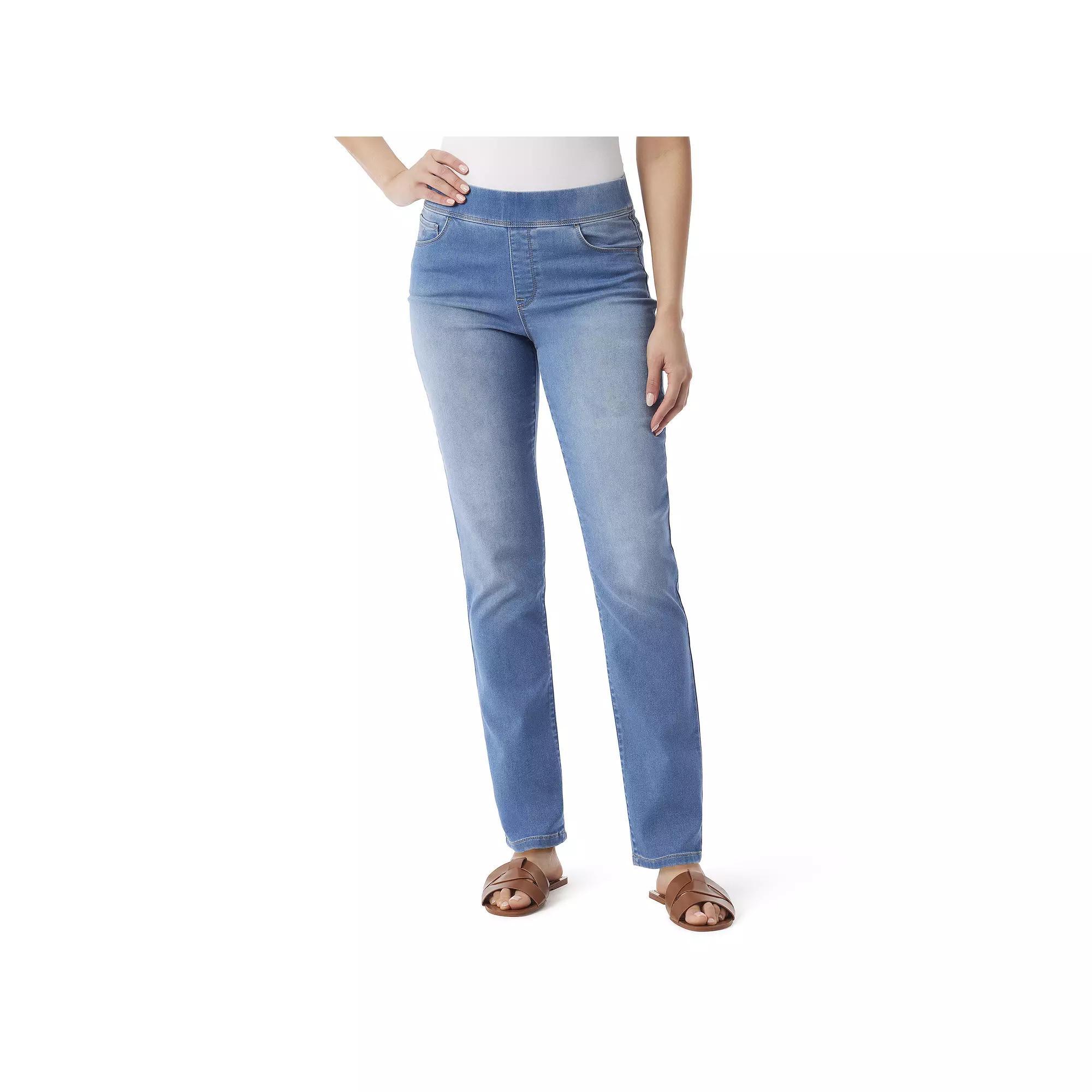 Womens Gloria Vanderbilt Knitology Amanda Pull-on Jeans Product Image