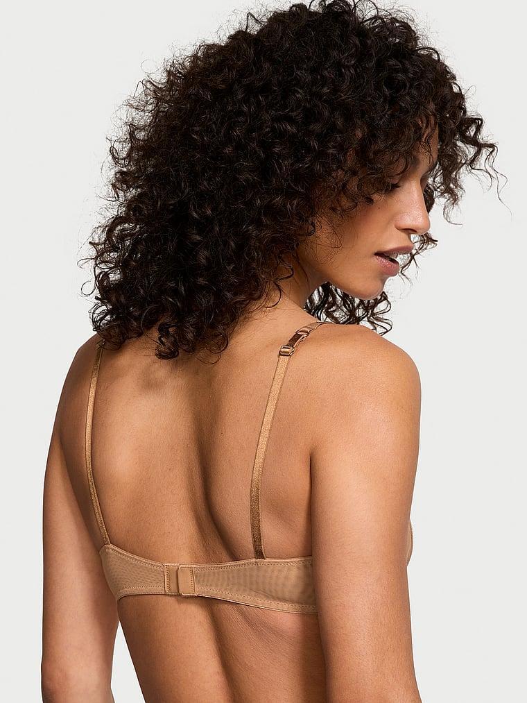 Sheer Shine Unlined Low-Cut Demi Bra Product Image