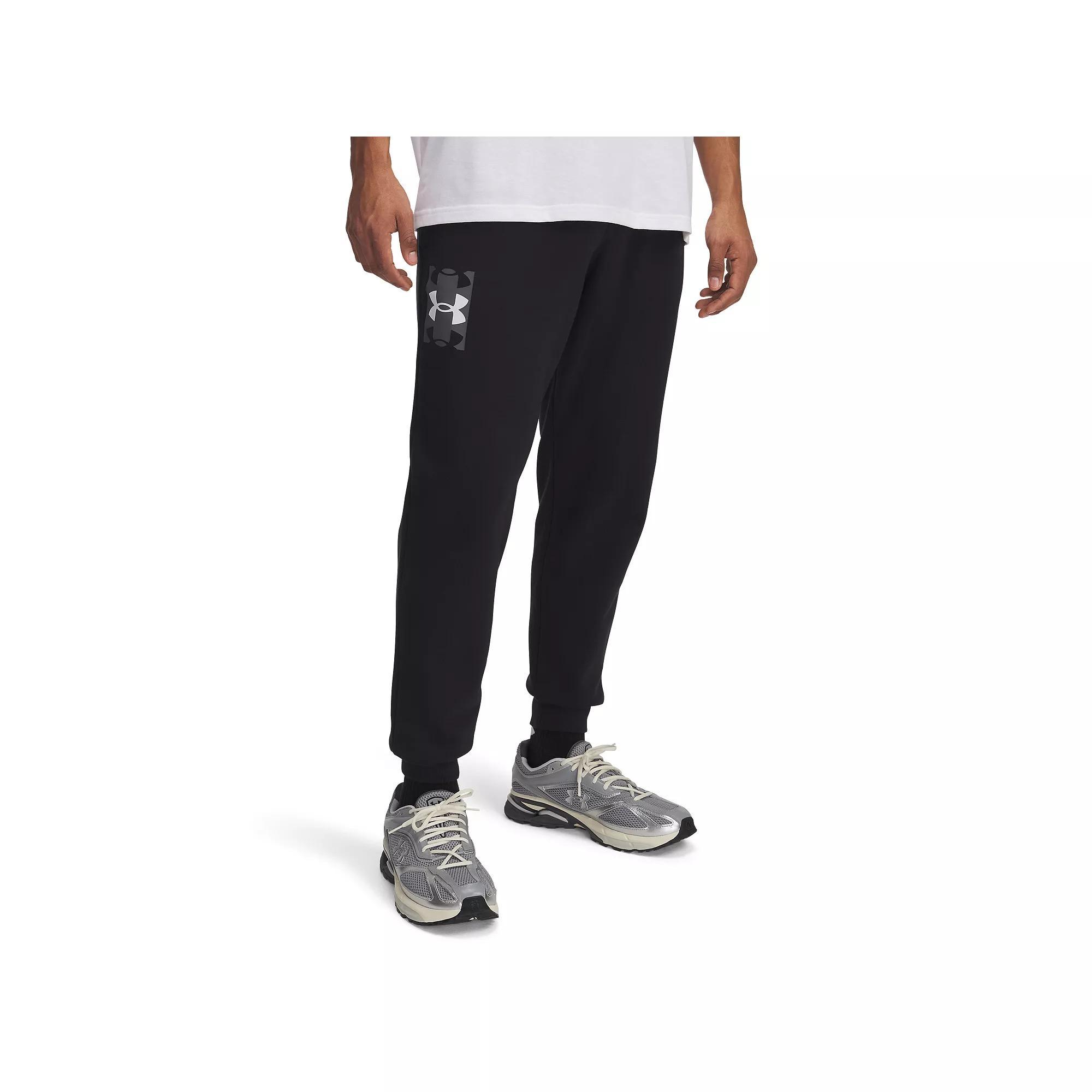 Mens Under Armour Rival Fleece Logo Joggers Product Image