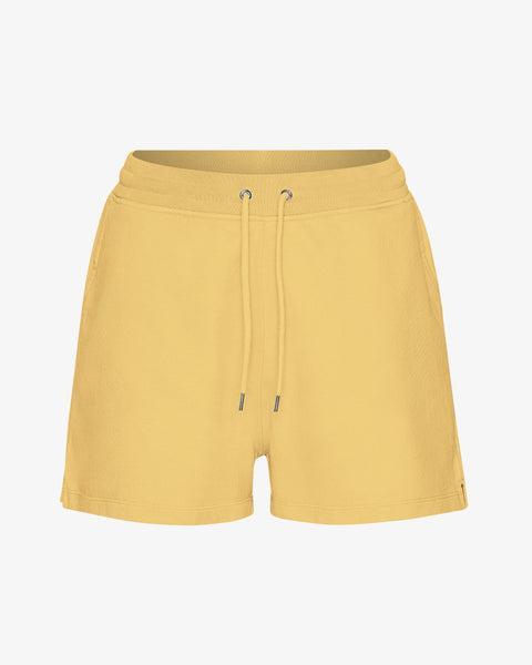 Women Organic Sweatshorts - Lemon Yellow Product Image