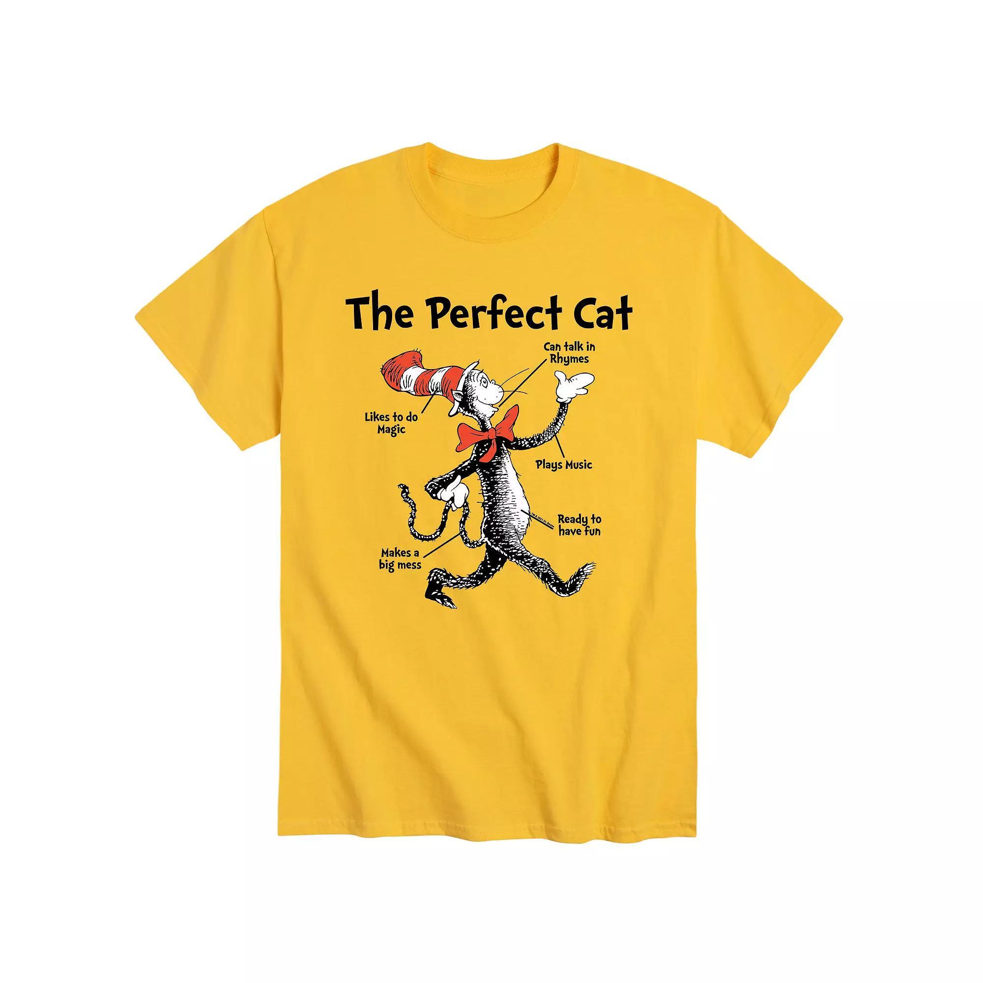 Mens Dr. Seuss Perfect Cat Tee Product Image