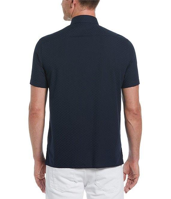 Perry Ellis Cube Print Short Sleeve Woven Shirt Product Image