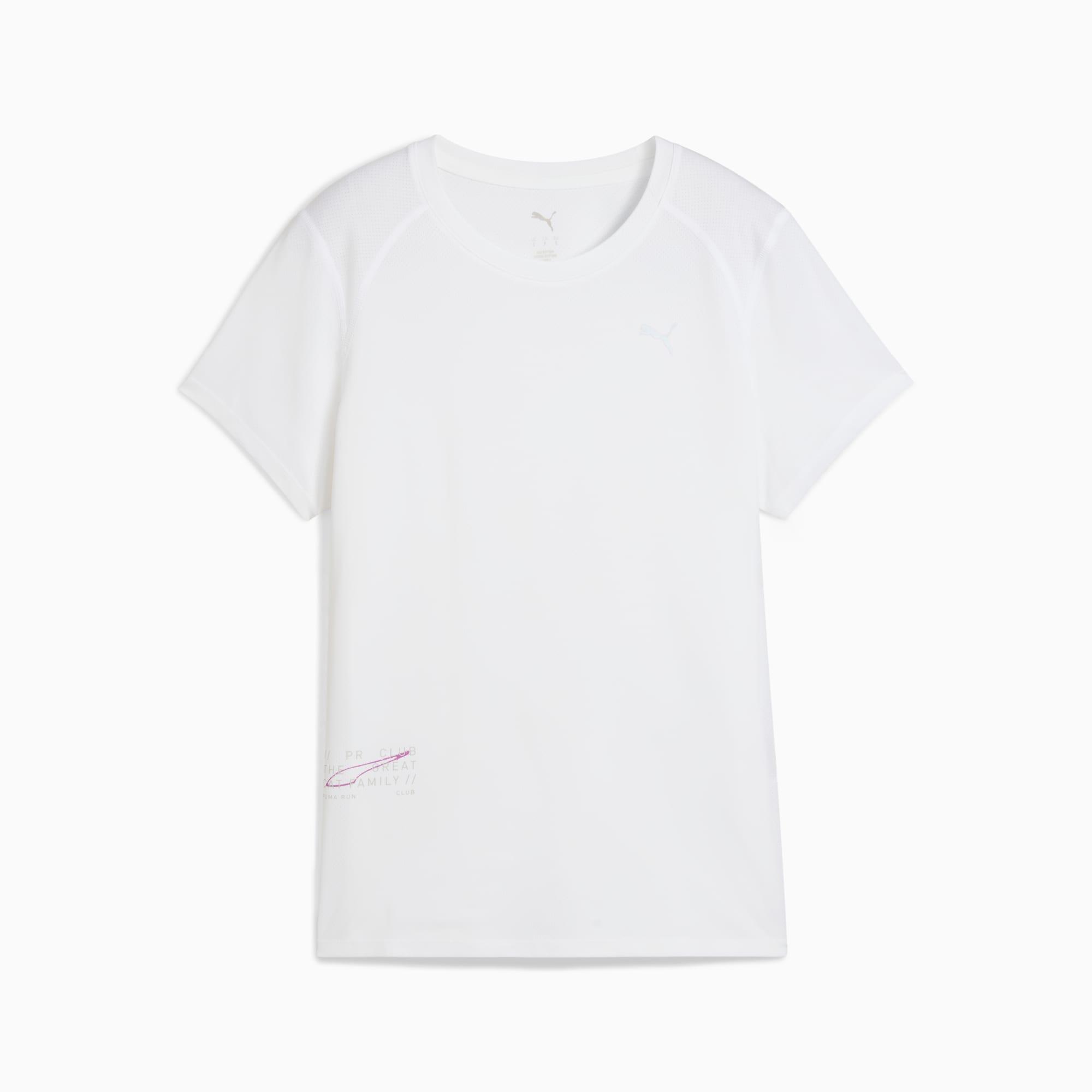 PUMA RUN Women's Graphic Mesh T-Shirt Product Image