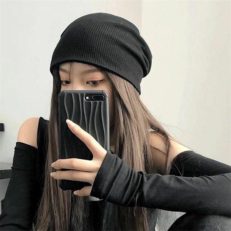 Plain Slouchy / Cuffed Beanie Product Image