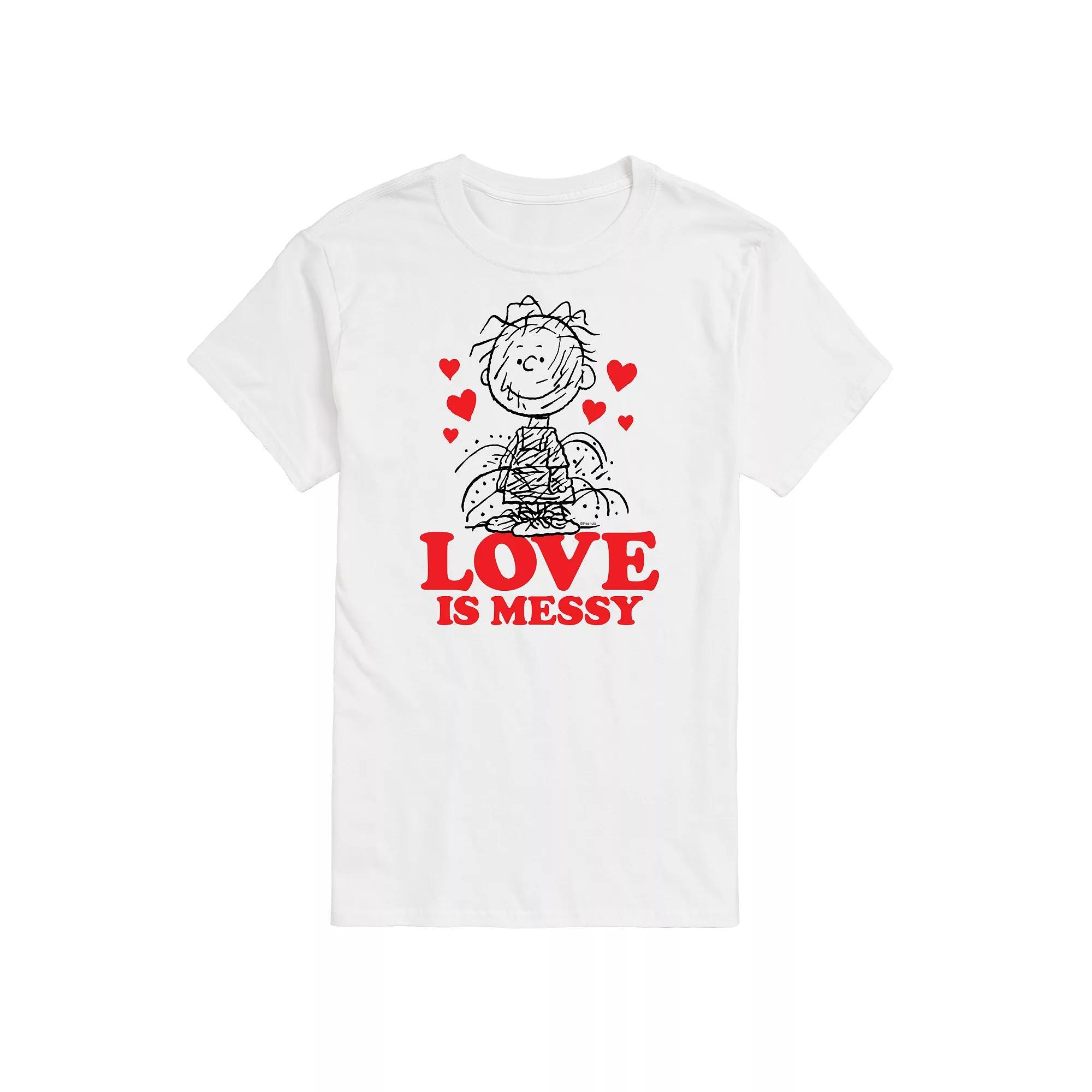 Big & Tall Peanuts Pigpen Love Messy Tee, Mens Product Image