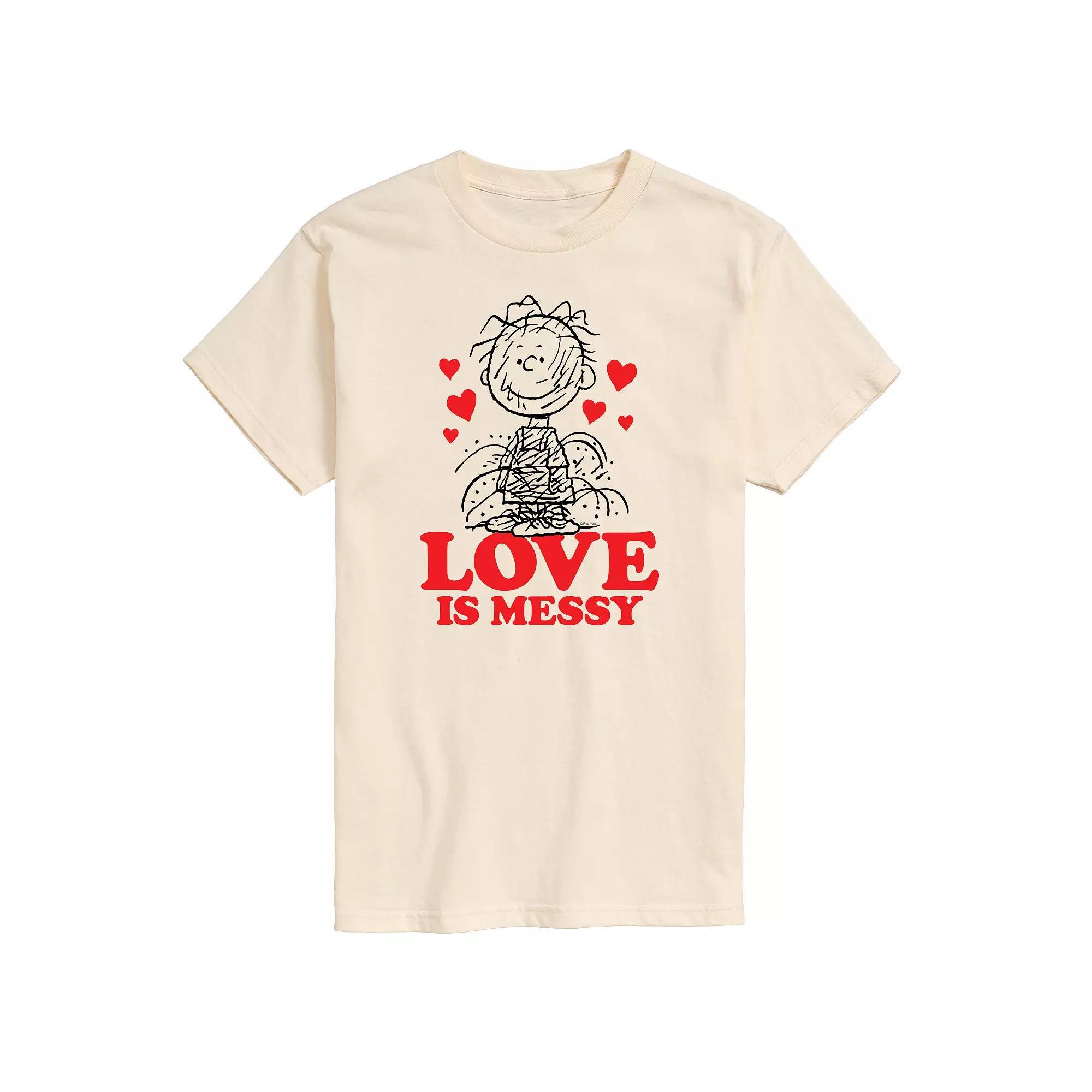 Mens Peanuts Pigpen Love Is Messy Tee Product Image