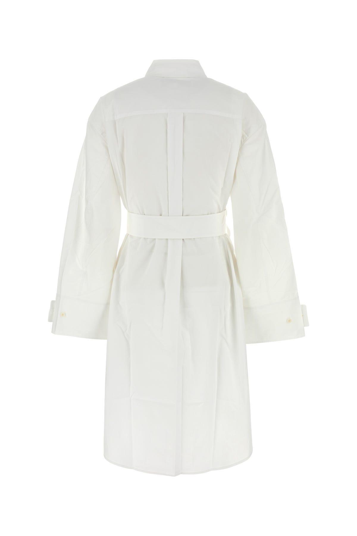 JW ANDERSON Double Wrap Trench Dress-8 Nd  Female In White Product Image