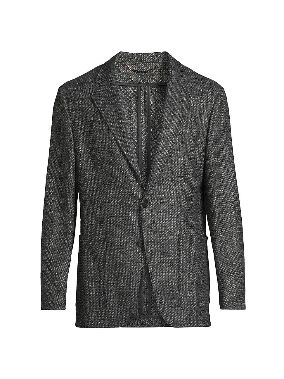 Mens Textured Wool Shacket Product Image