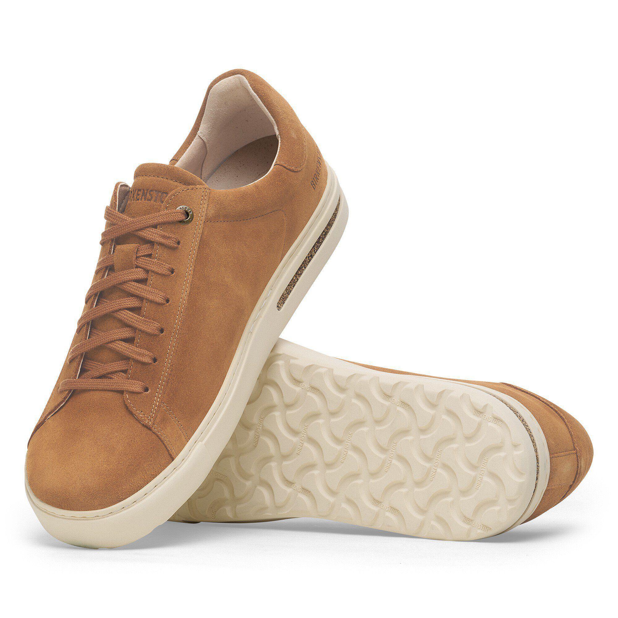 Bend Low Suede Leather Mink/White Product Image
