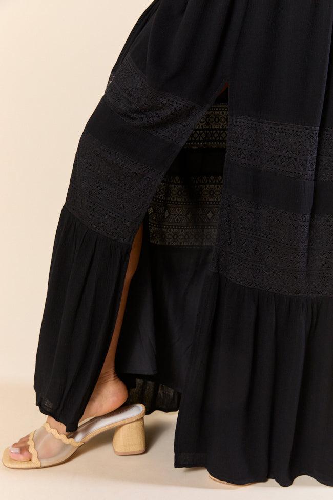 Summer Crush Black Maxi Dress SALE Product Image