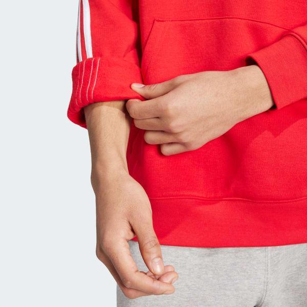 adidas Adicolor Classics 3-Stripes Hoodie Better Scarlet 2XL Mens Product Image