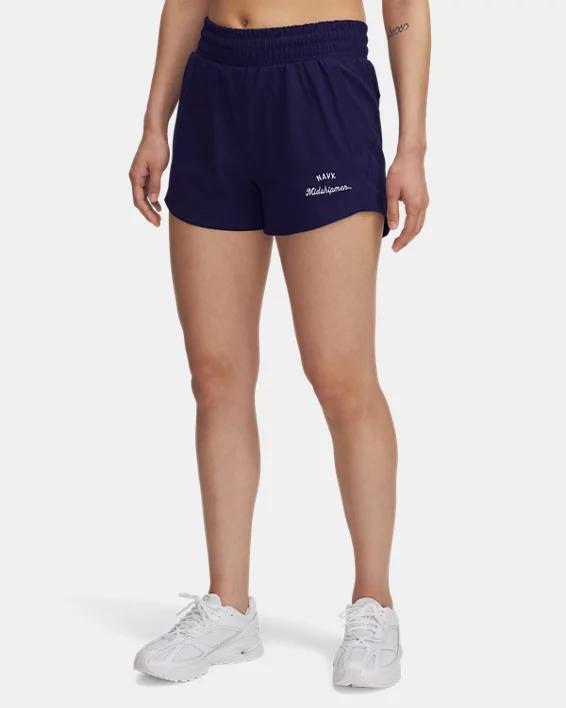 UA Flex Woven Collegiate Womens 3 Shorts Product Image