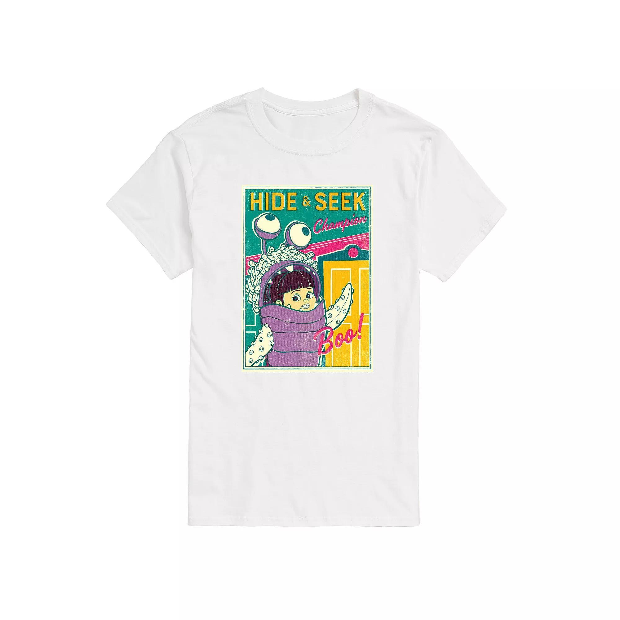 Disneys Monsters Inc. Big & Tall Boo Hide Seek Graphic Tee, Mens Product Image