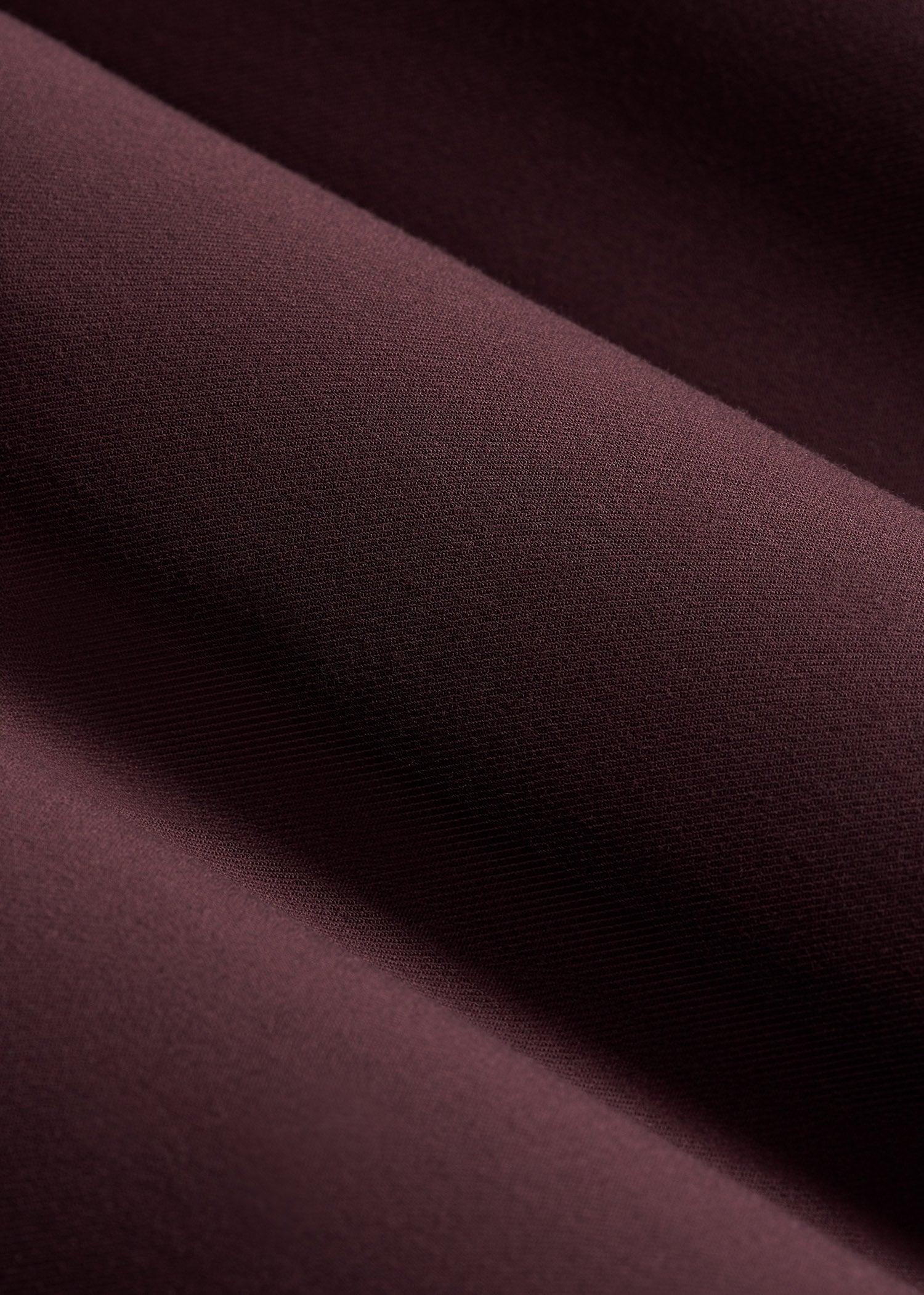Flat Front Wide Leg Dress Pants for Tall Women in Oxblood Product Image