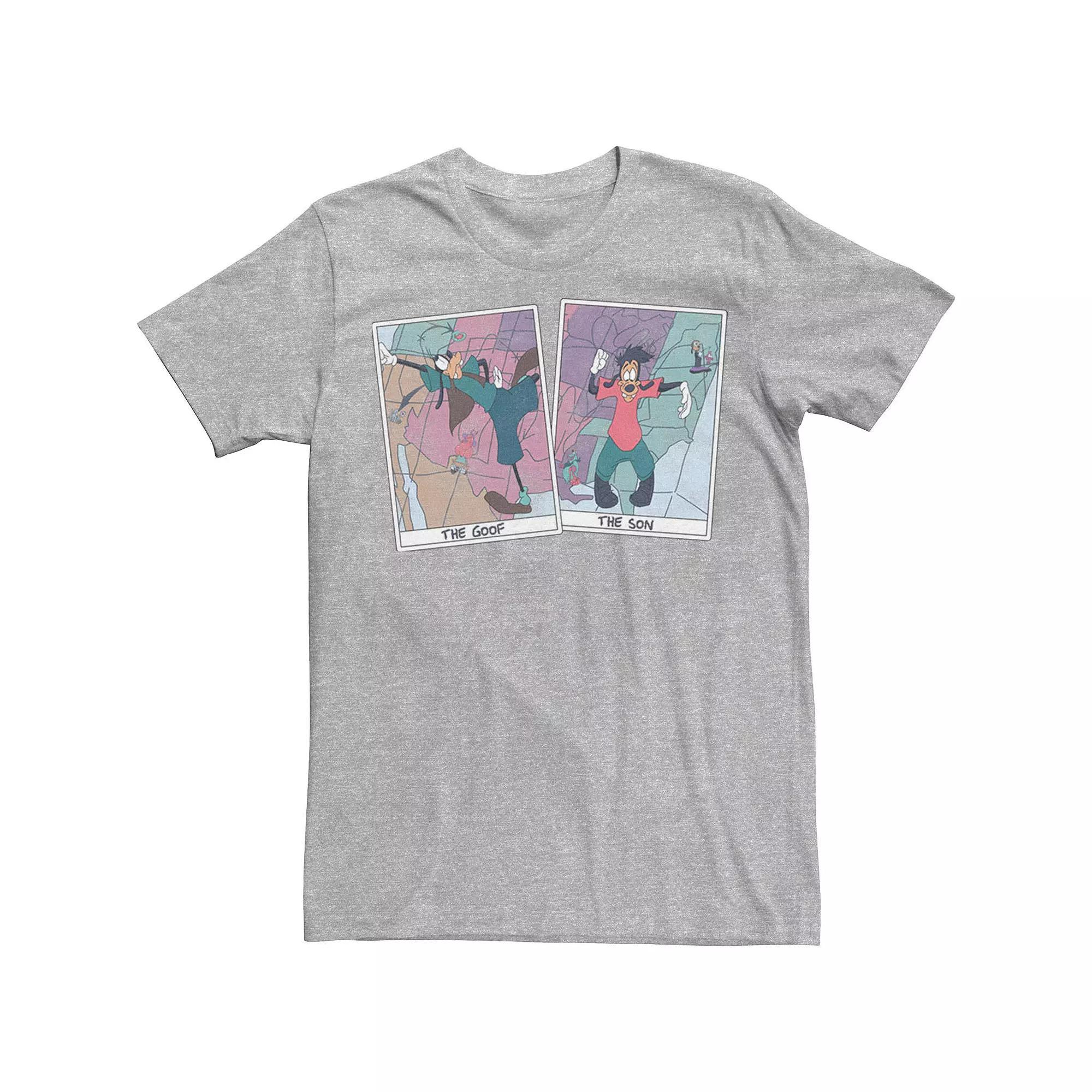 Men's A Goofy Movie A Goofy Trip Boxed Up Tee, Size: 3XL, Athletic Grey Product Image