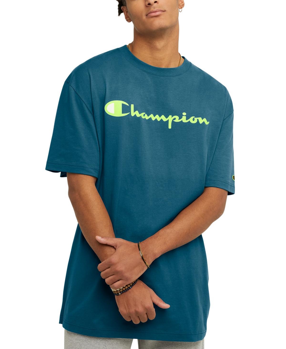 Men's Champion® Graphic Tee, Size: Large, White Product Image