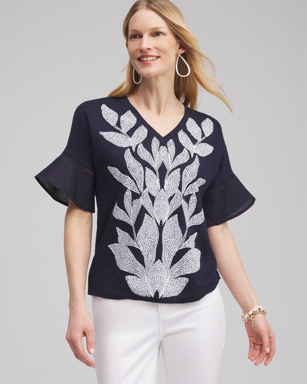 Zenergy® Ruffle Neck Tank Product Image