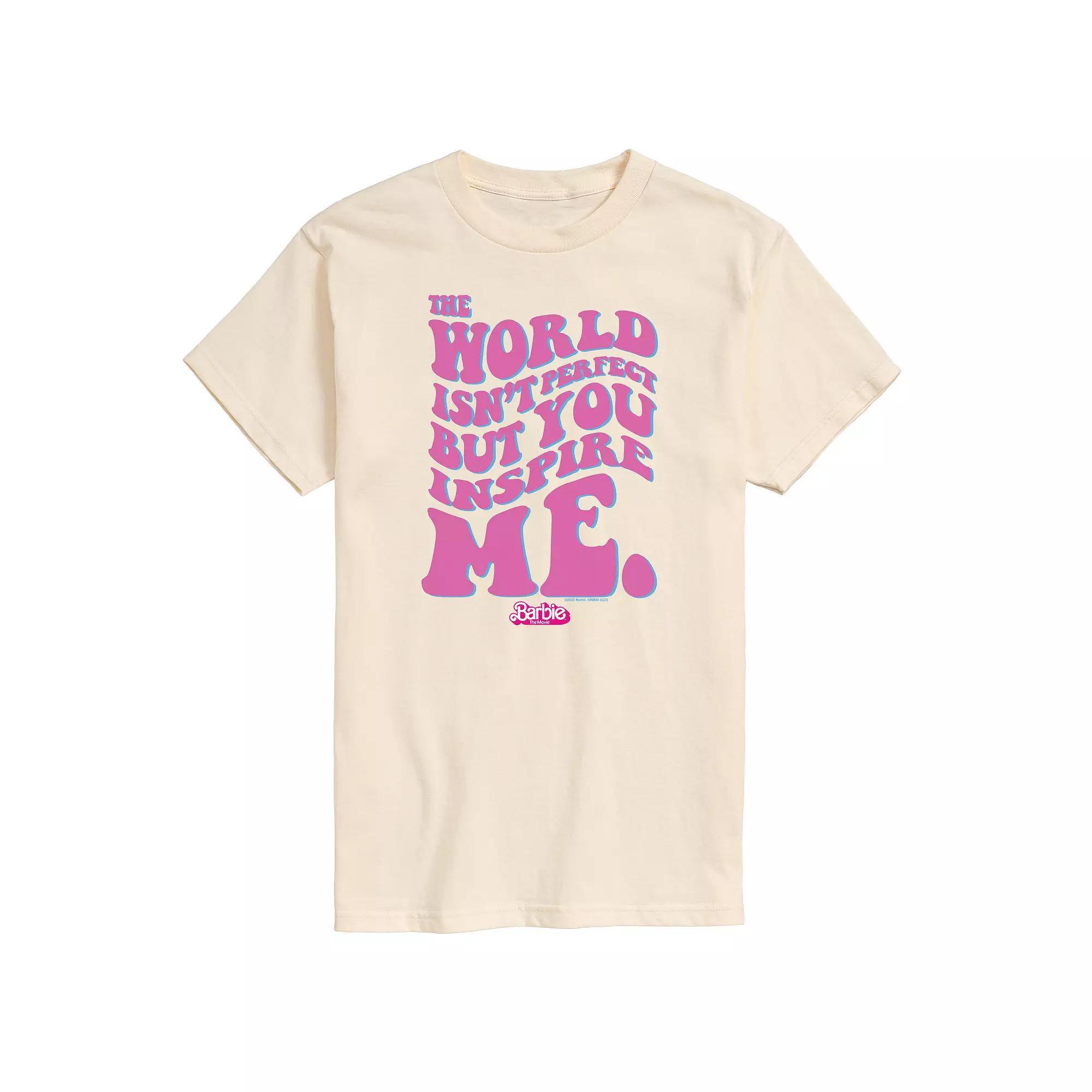Mens Barbie Theatrical You Inspire Me Graphic Tee Product Image