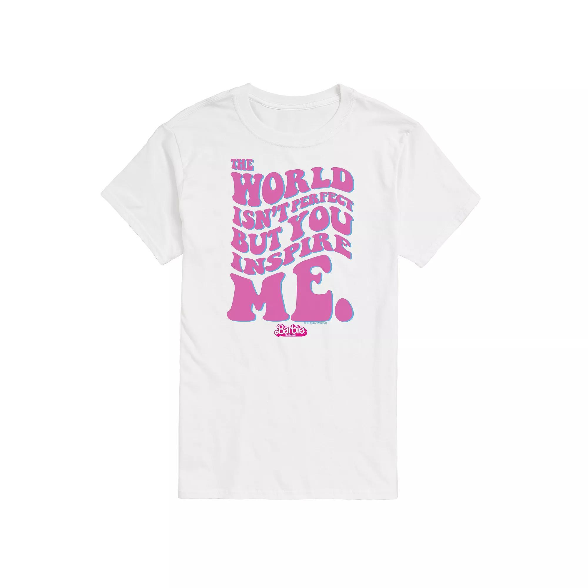 Mens Barbie Theatrical You Inspire Me Graphic Tee Product Image