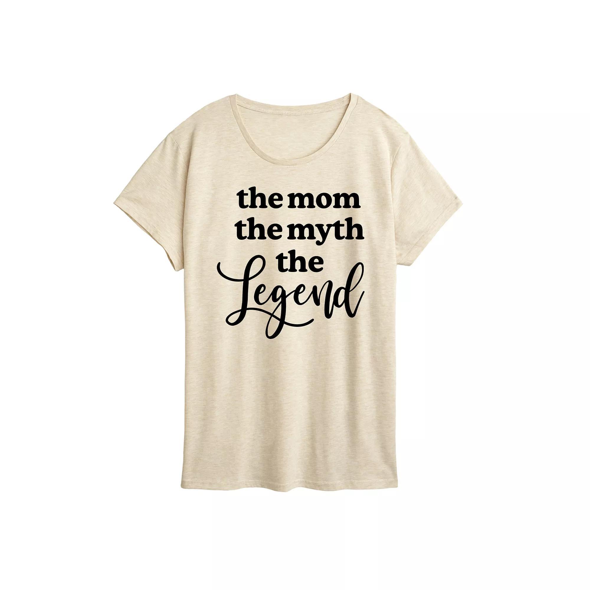 Womens Mom Myth Legend Graphic Tee Product Image