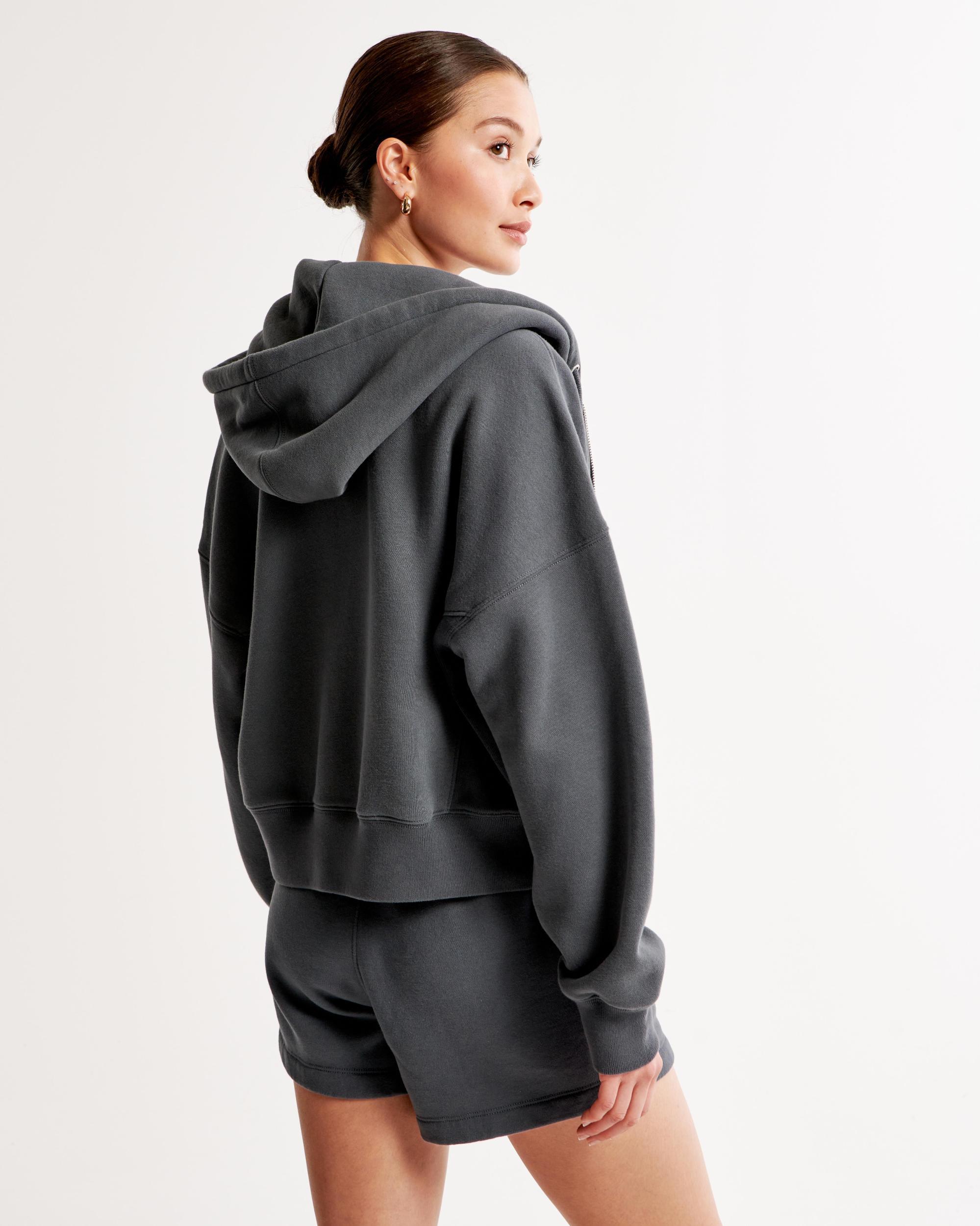 Essential Ribbed Sunday Hooded Full-Zip Product Image