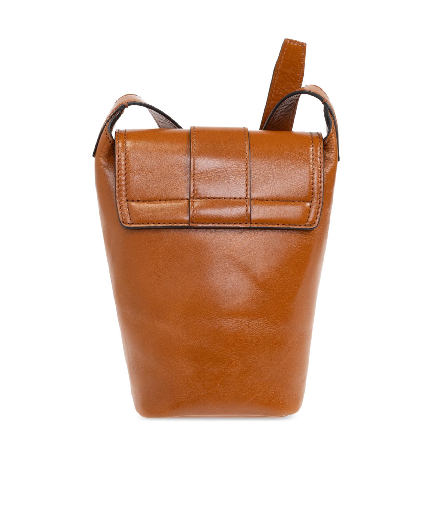 CHLOÉ Flip Shoulder Bag In Brown Product Image