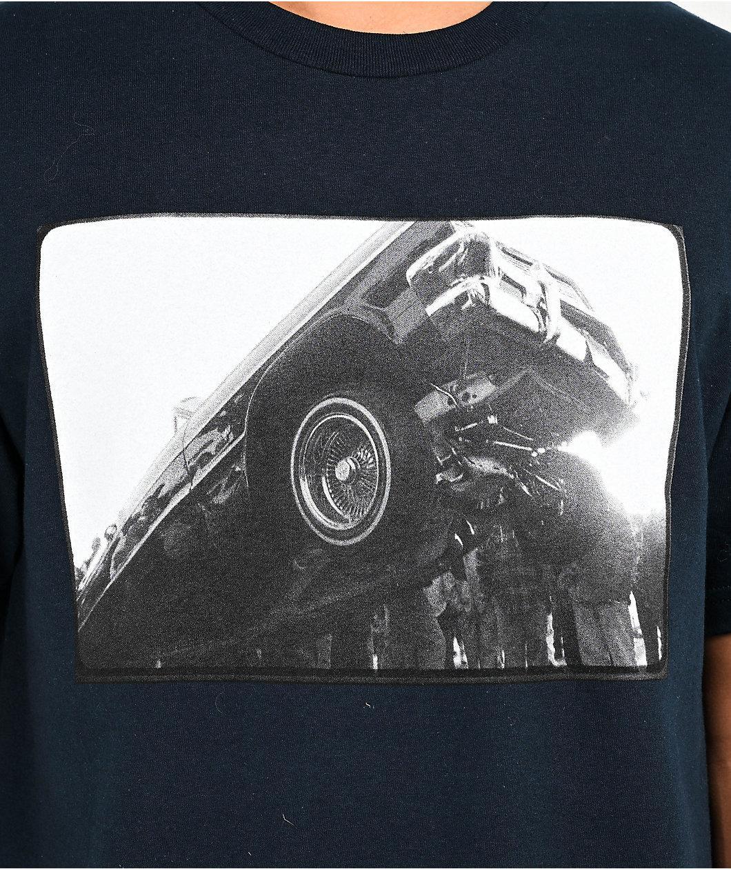 Estevan Oriol Car Hoppin Navy T-Shirt Product Image