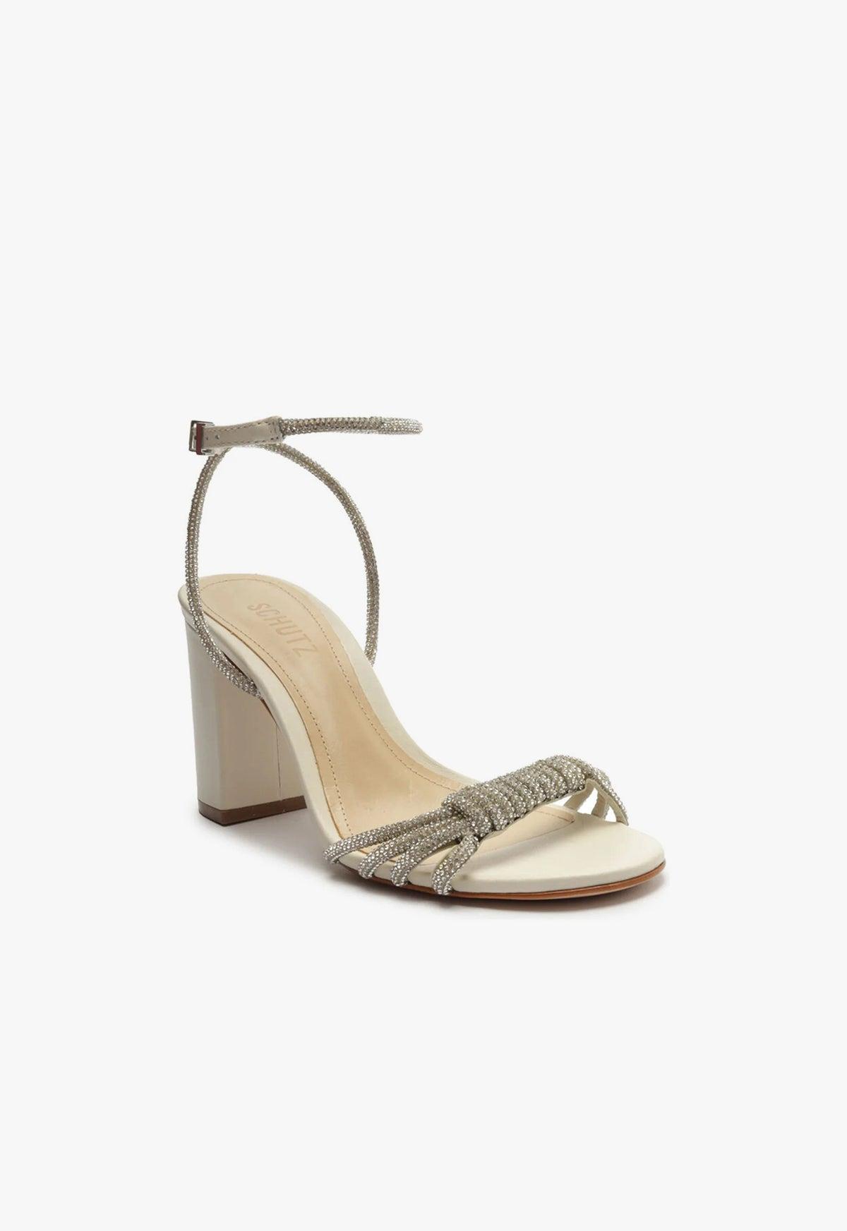 Jewell Block Nappa Leather Sandal Product Image