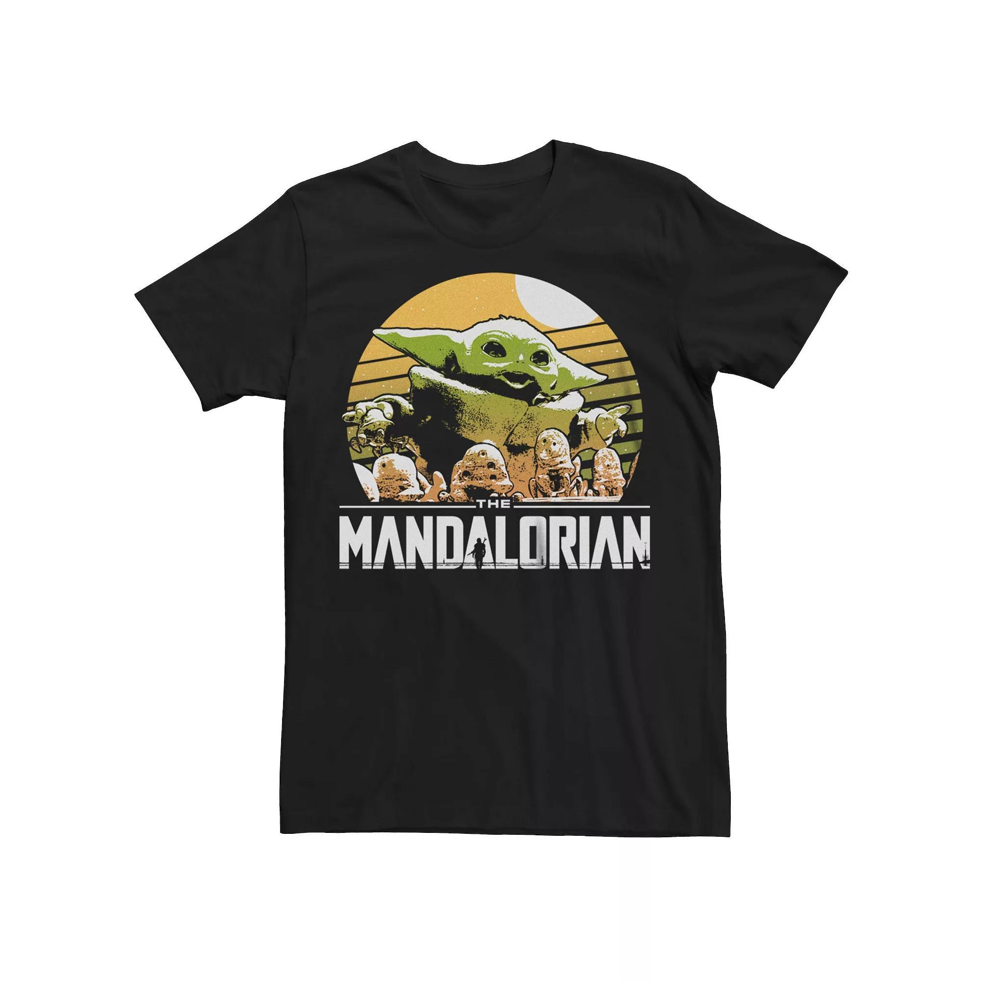 Men's Star Wars The Mandalorian Follow the Grogu Graphic Tee, Size: Medium, Black Product Image