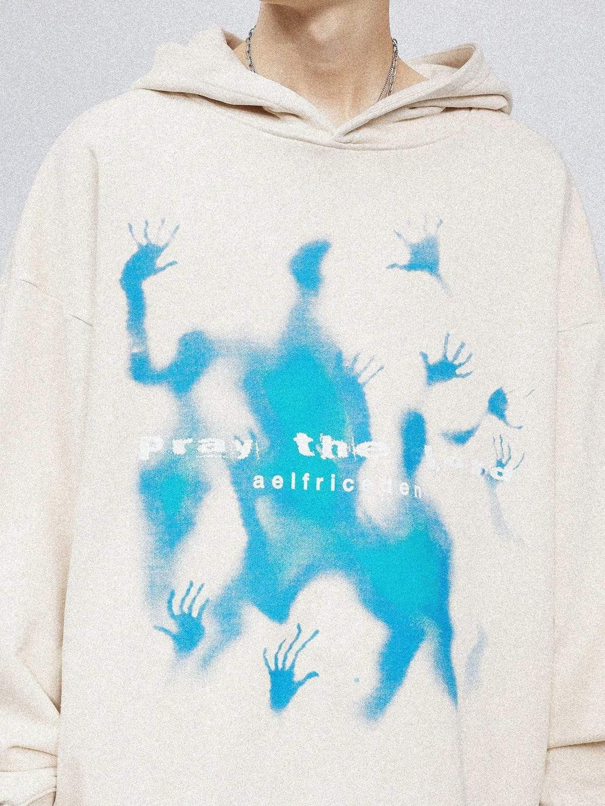 Aelfric Eden Abstraction Shadow Graphic Hoodie Product Image