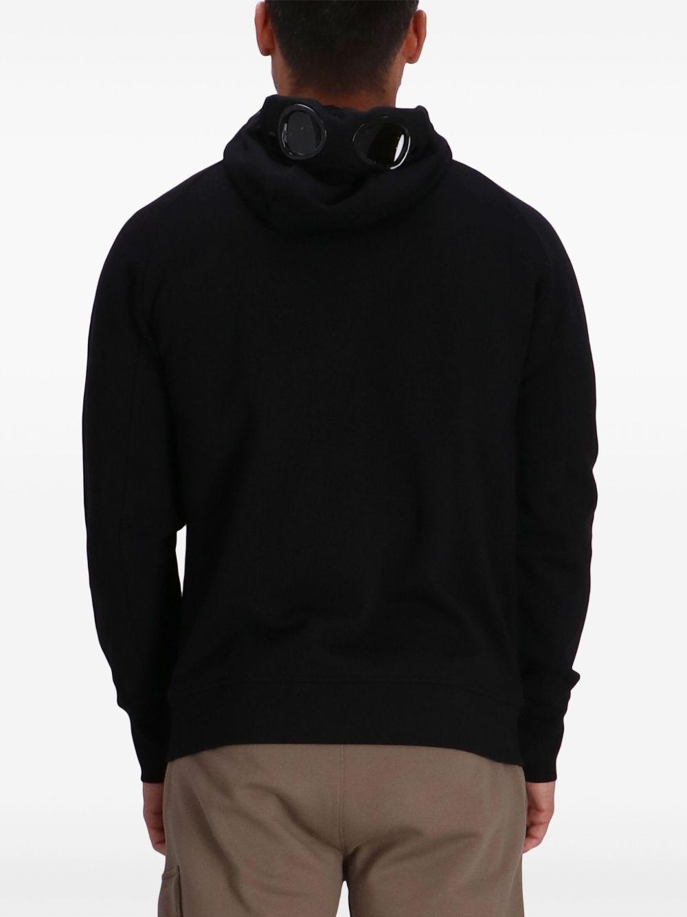 Goggles-detail zip-up hoodie Product Image