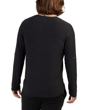 Heathered T-Shirt With Stretch for Men | Polyester/Spandex Product Image