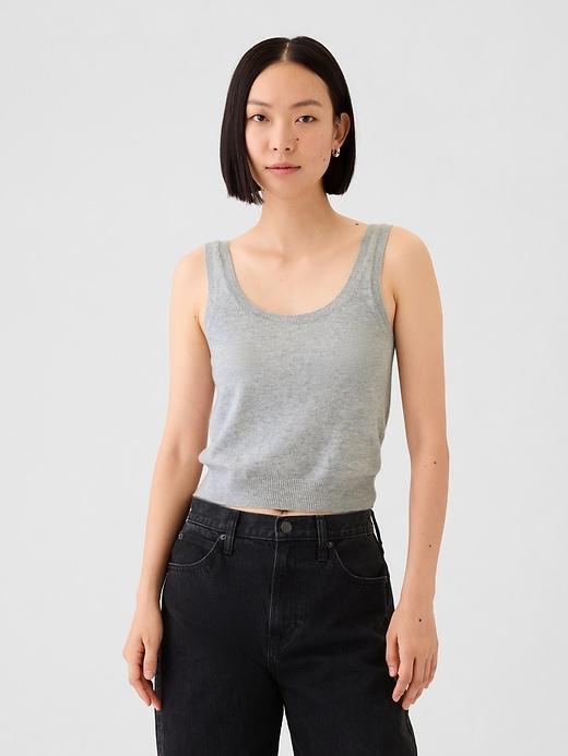 CashSoft Cropped Tank Top Product Image