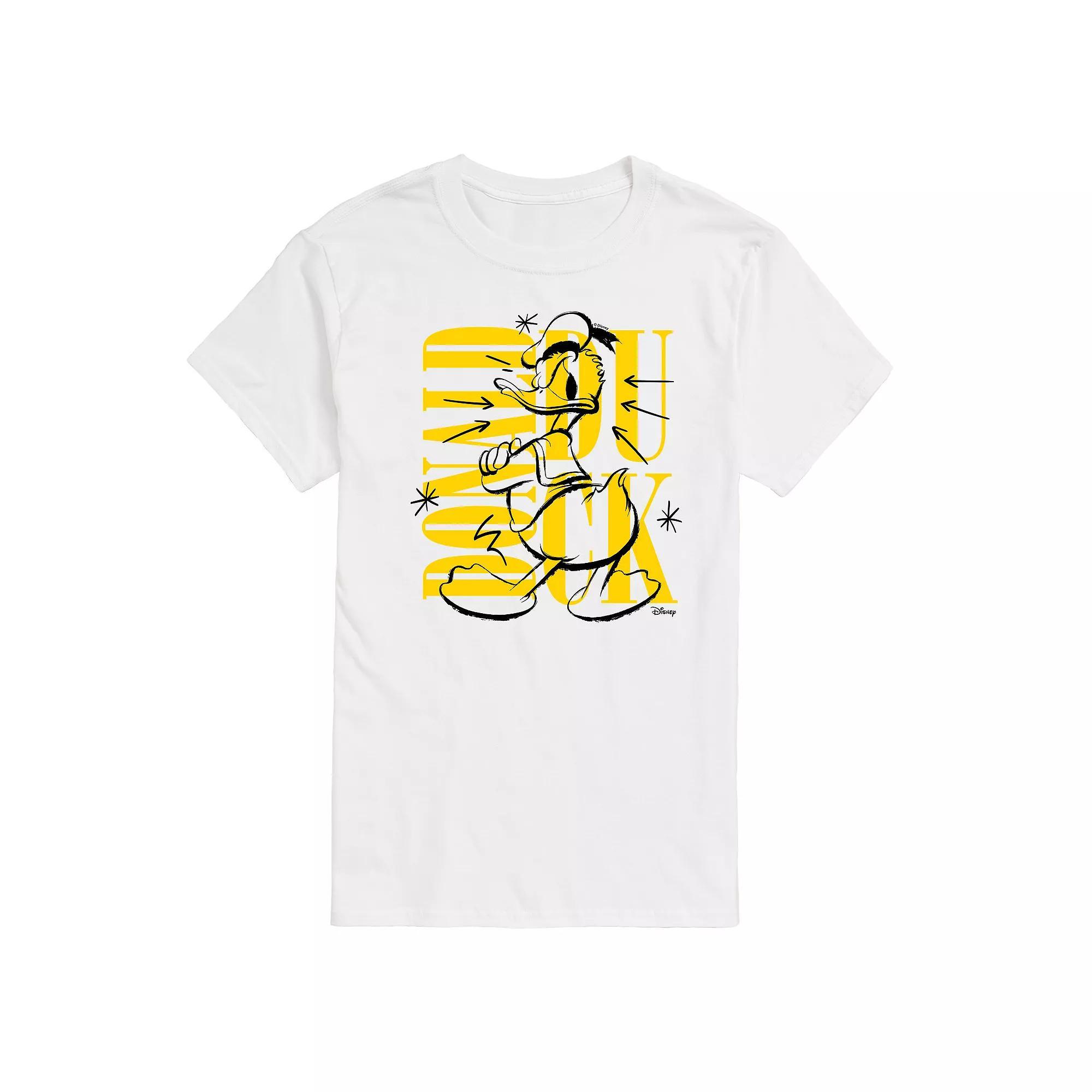 Disneys Mickey Mouse & Friends Donald Duck Mens Street Wear Graphic Tee Product Image