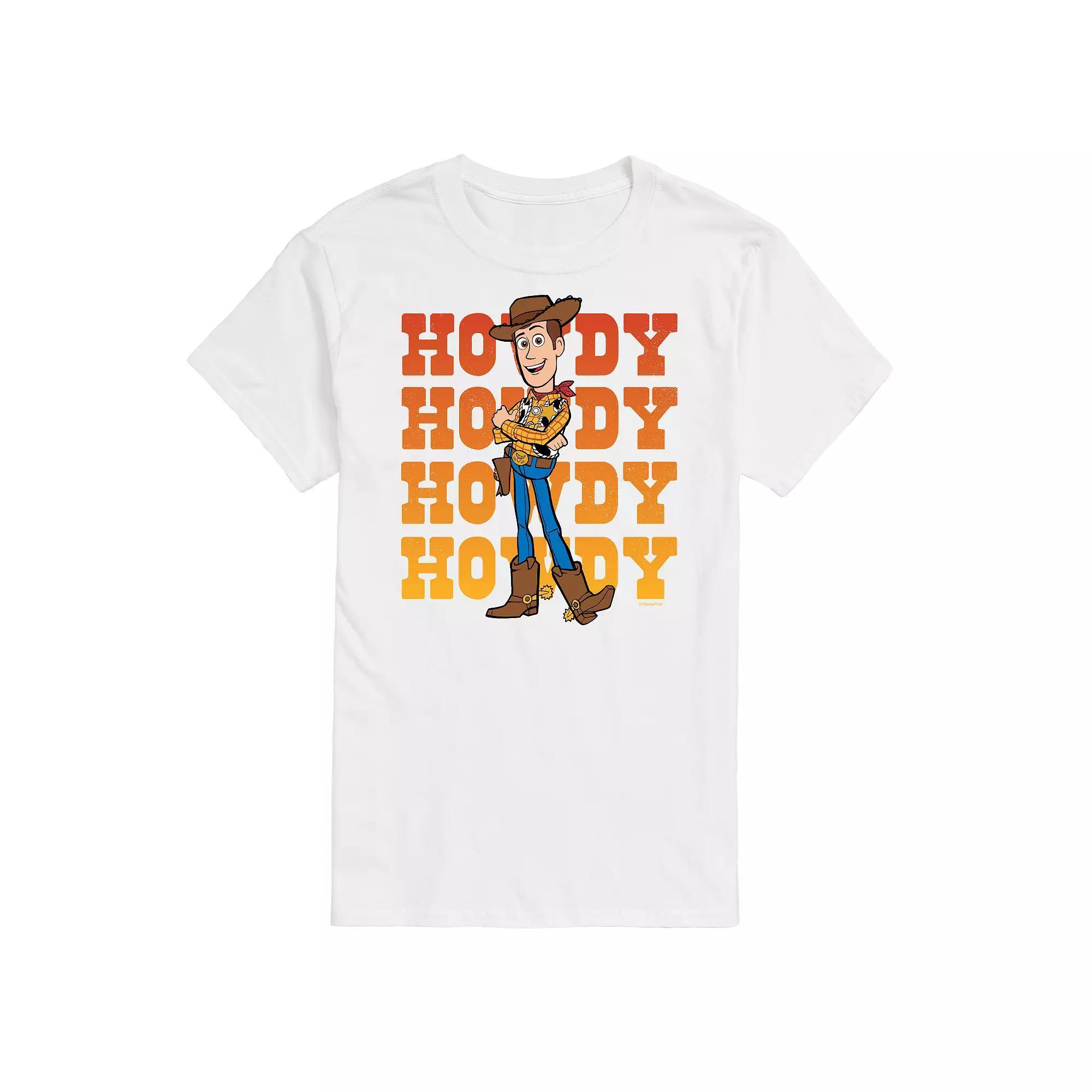 Disney / Pixars Toy Story Big & Tall Woody Howdy Graphic Tee, Mens Product Image