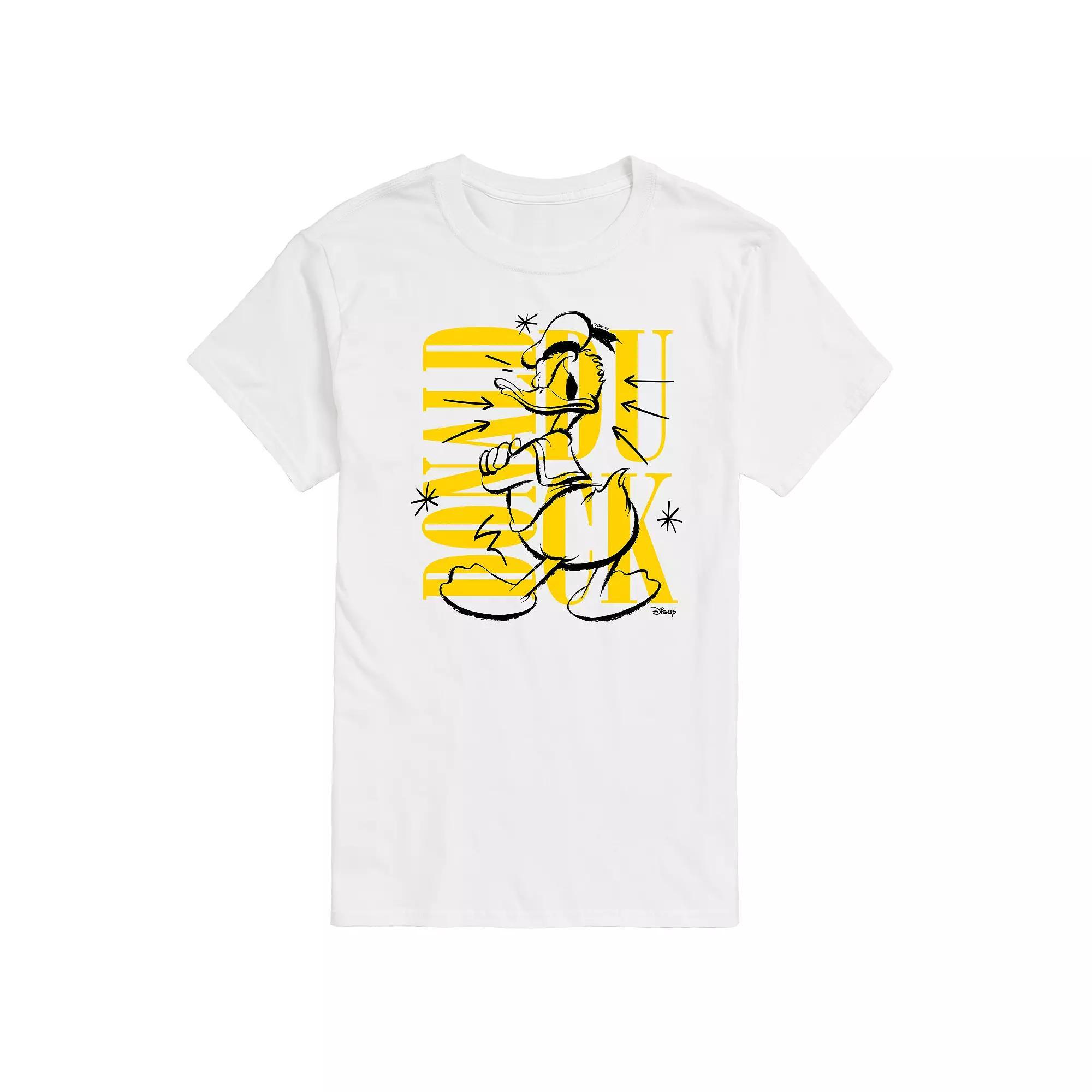Disneys Mickey Mouse & Friends Donald Duck Mens Street Wear Graphic Tee Product Image