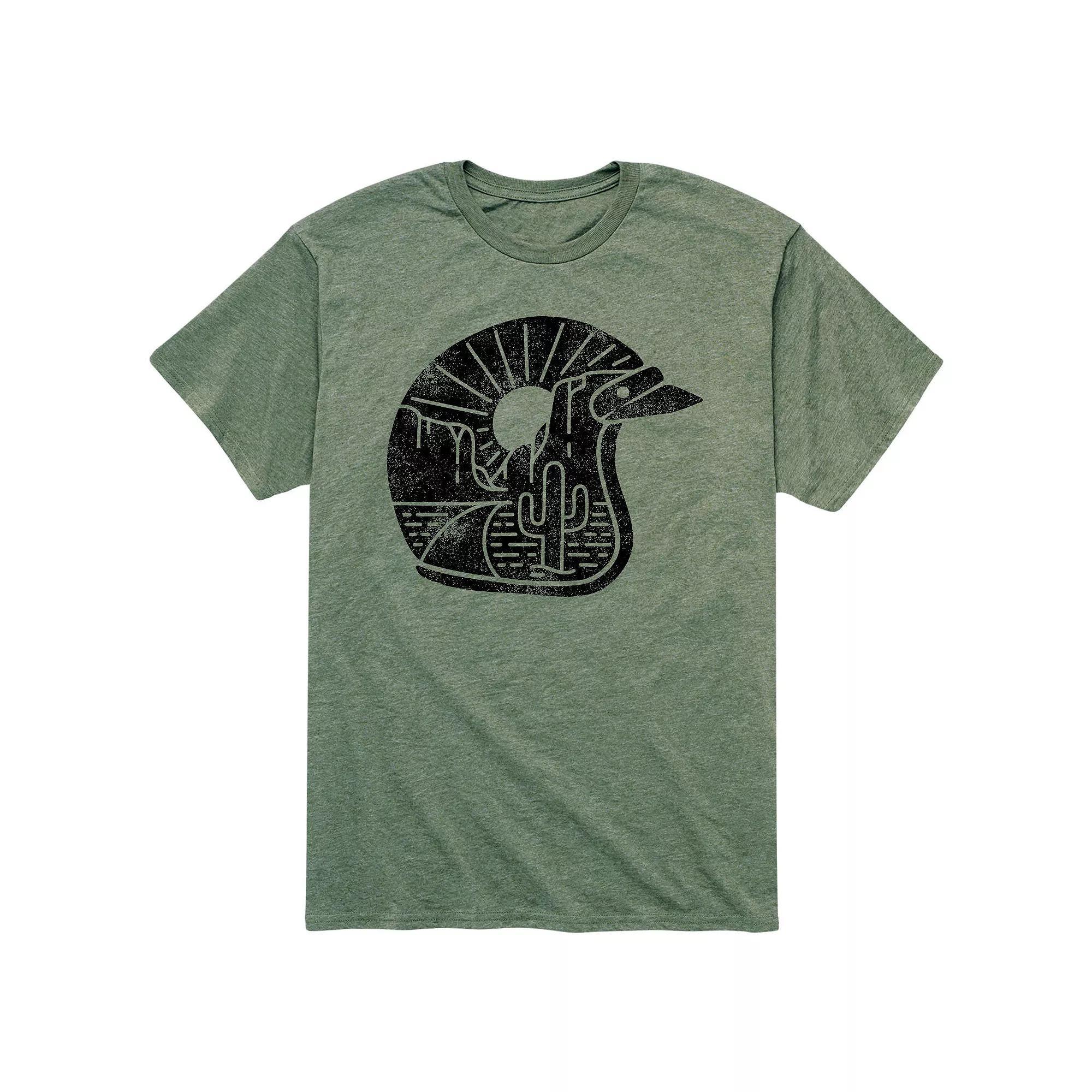 Mens Southwestern Motorcycle Helmet Tee Product Image