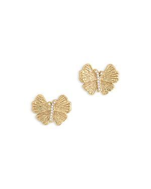 Anabel Aram Butterfly Stud Earrings in 18K Gold Plated Product Image